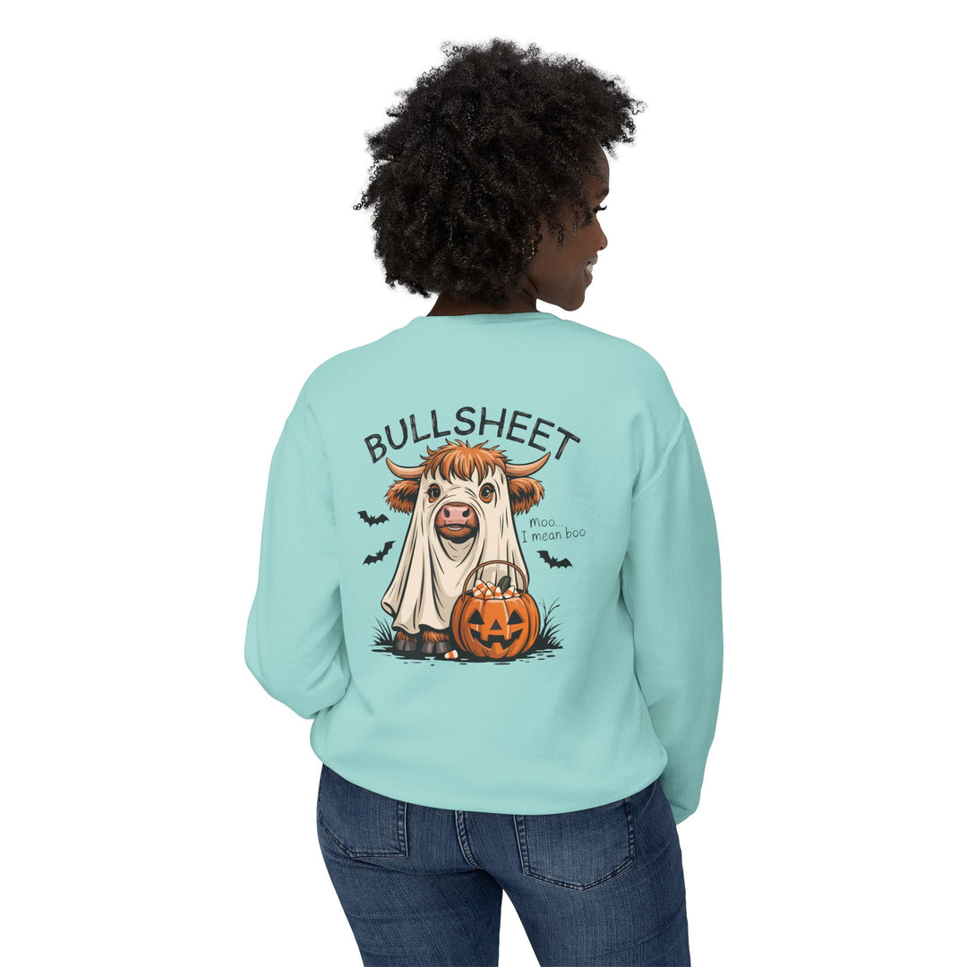 Cute Halloween Bullsheet Cow Sweatshirt