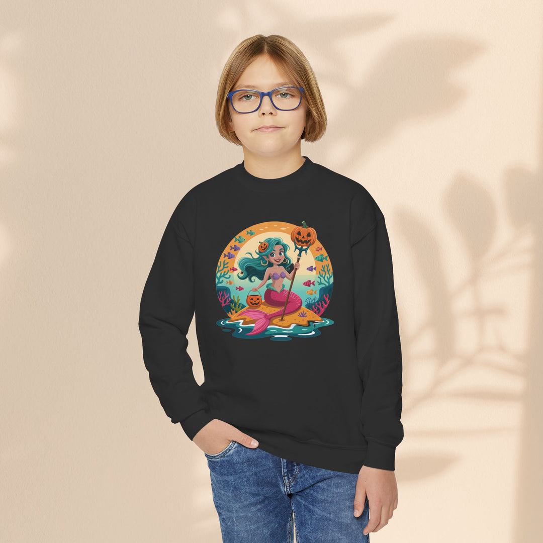 Enchanting Mermaid Halloween Youth Sweatshirt