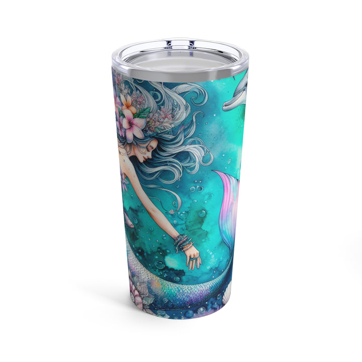 Tumbler 20oz - Mer Flowers