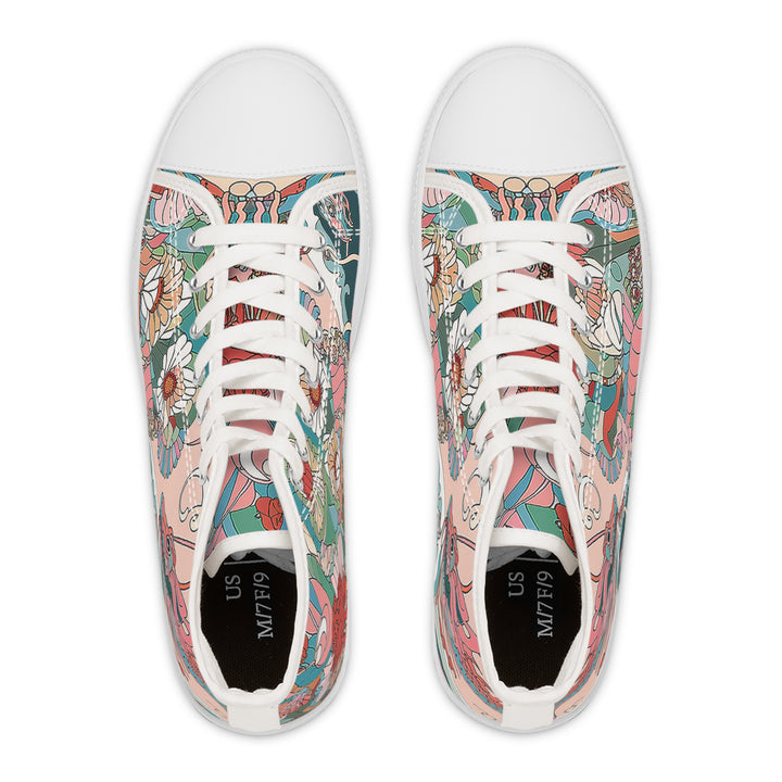 Women's High Top Sneakers - Sea Dragon Dreams