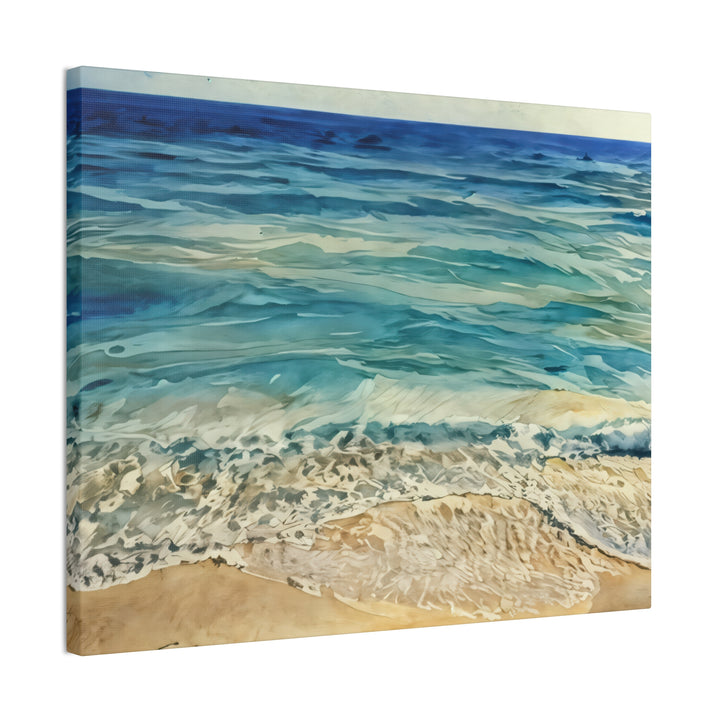Stretched Beach Art Canvas Print