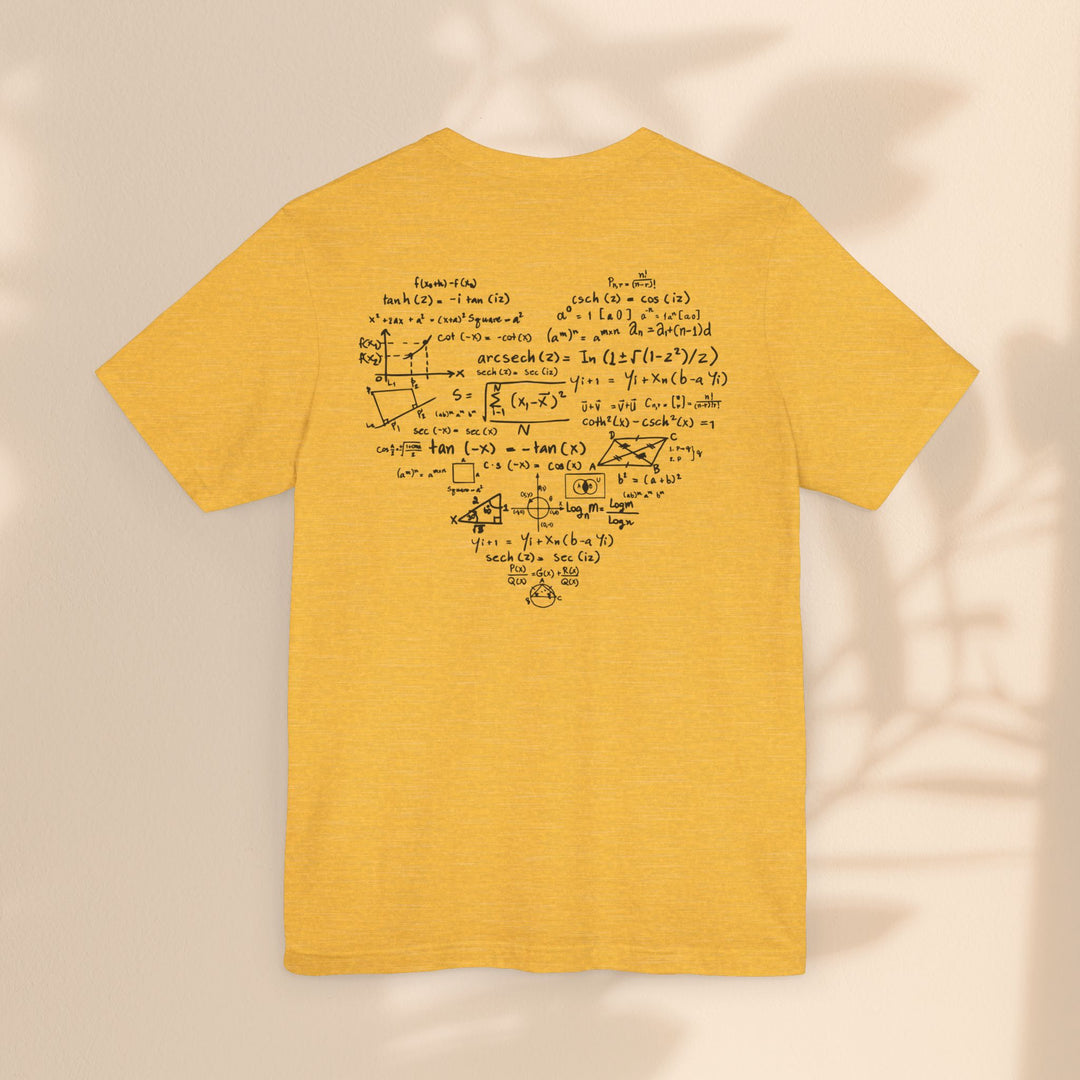 Unisex Jersey Short Sleeve Tee - Math Heart