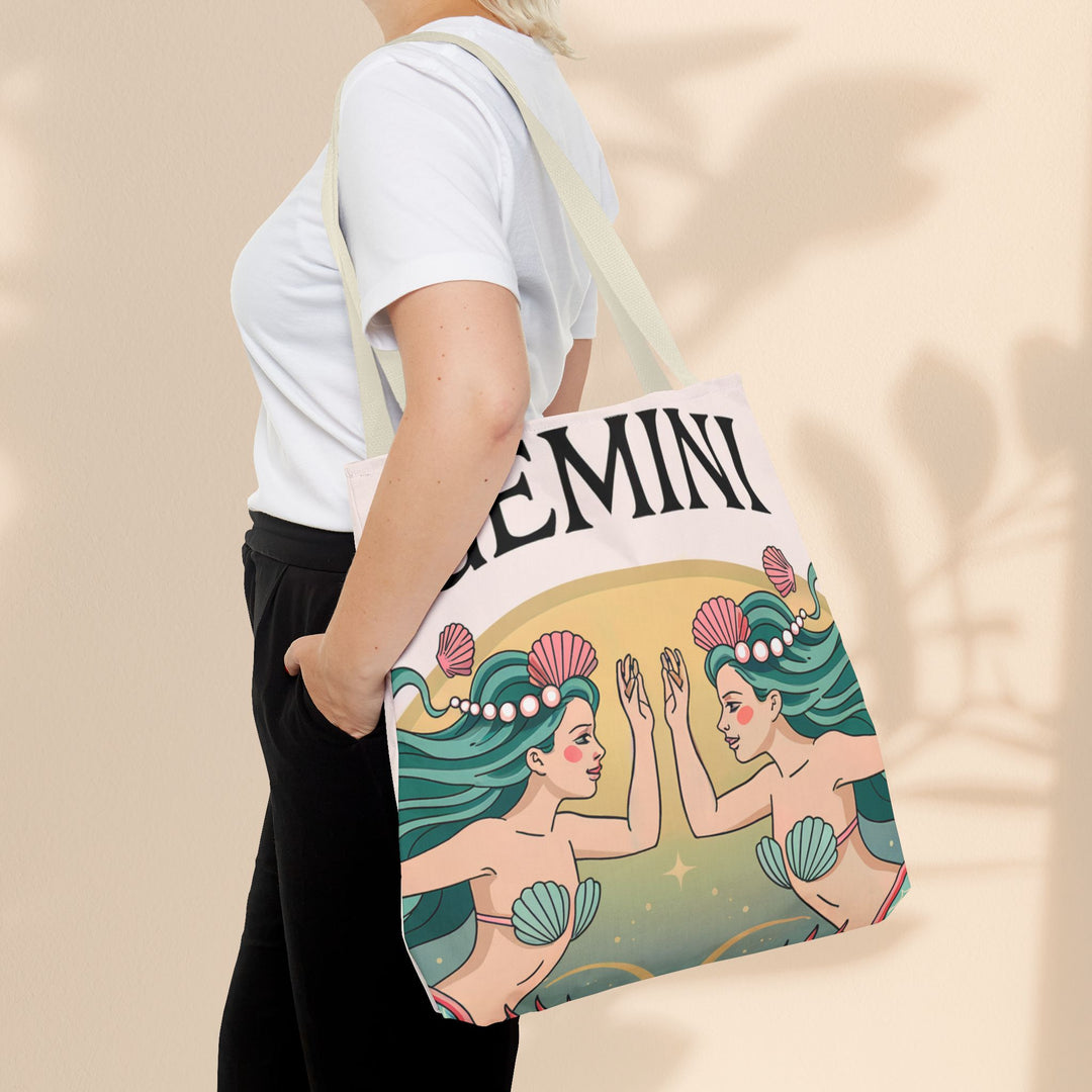 Gemini Zodiac Tote Bag, Astrological Bag, Personalized Gift, Astrology Lover, Horoscope Accessory, Birthday Present