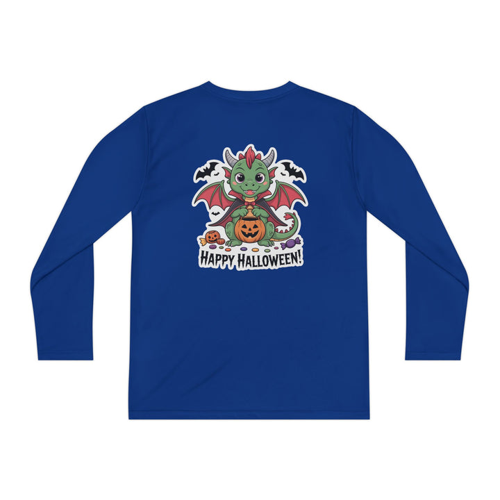 Halloween Youth Long Sleeve Tee, Cozy Tee for Kids, Spooky Costume Alternative, Perfect for Halloween Parties, Trick-Or-Treating