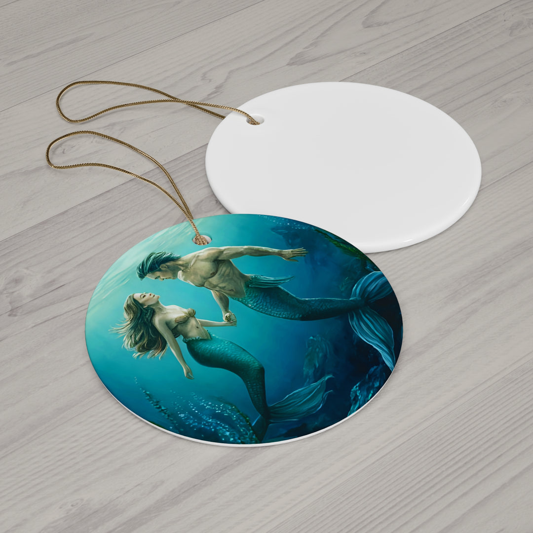 Ceramic Ornament - Mer Lovers
