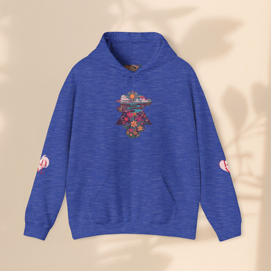 Artistic Floral Love Hoodie for Creative Souls