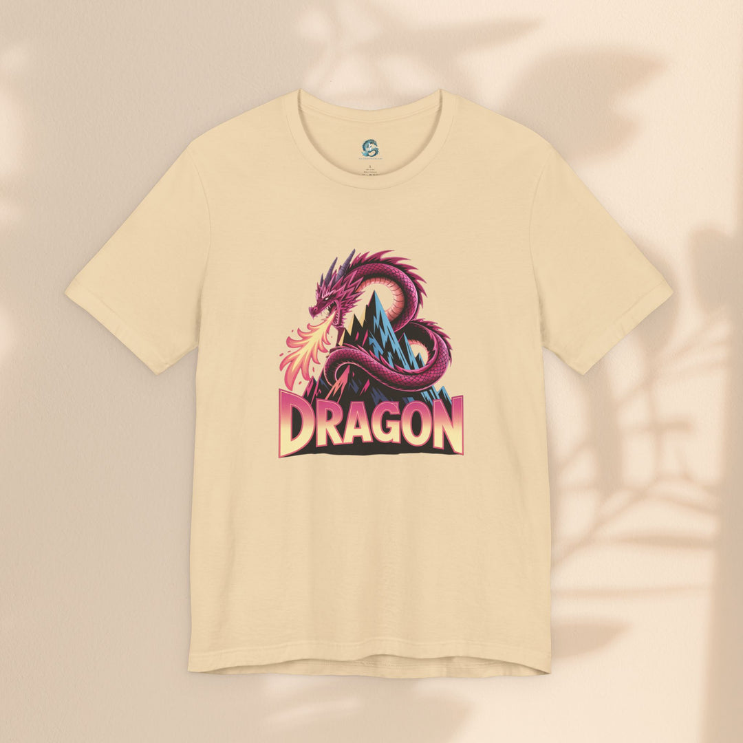 Dragon Graphic Tee, Unisex T-Shirt, Fantasy Shirt, Gift for Gamers, Dragon Lovers Shirt, Casual Wear, Unique Apparel