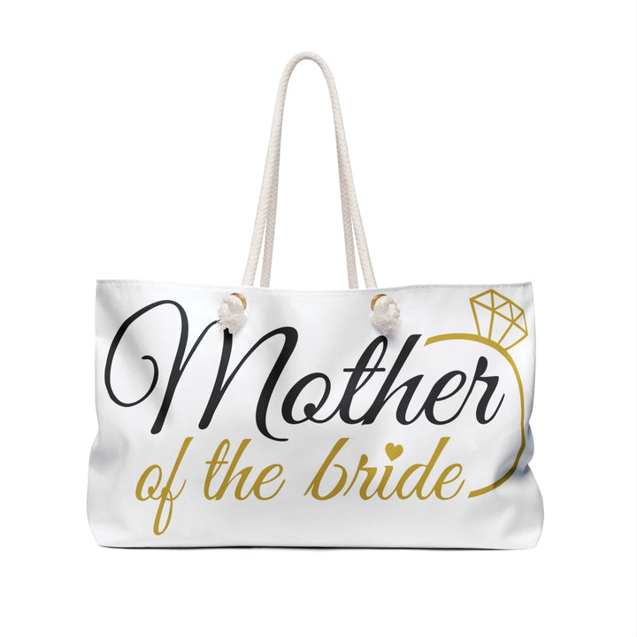 Elegant Mother of the Bride Weekender Bag, Bridal Gift, Wedding Accessory, Travel Tote, Engagement Celebration