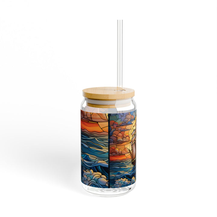 Sipper Glass, 16oz - Sailing Away