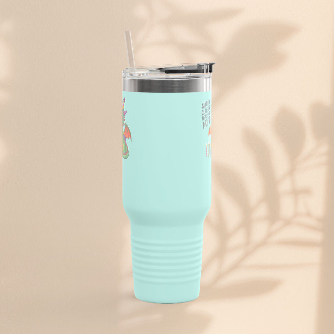 Dragon Insulated Travel Mug, 40oz, Dragon Birthday Tumbler