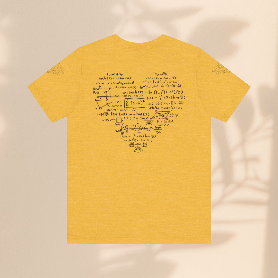 Unisex Jersey Short Sleeve Tee - Math Heart