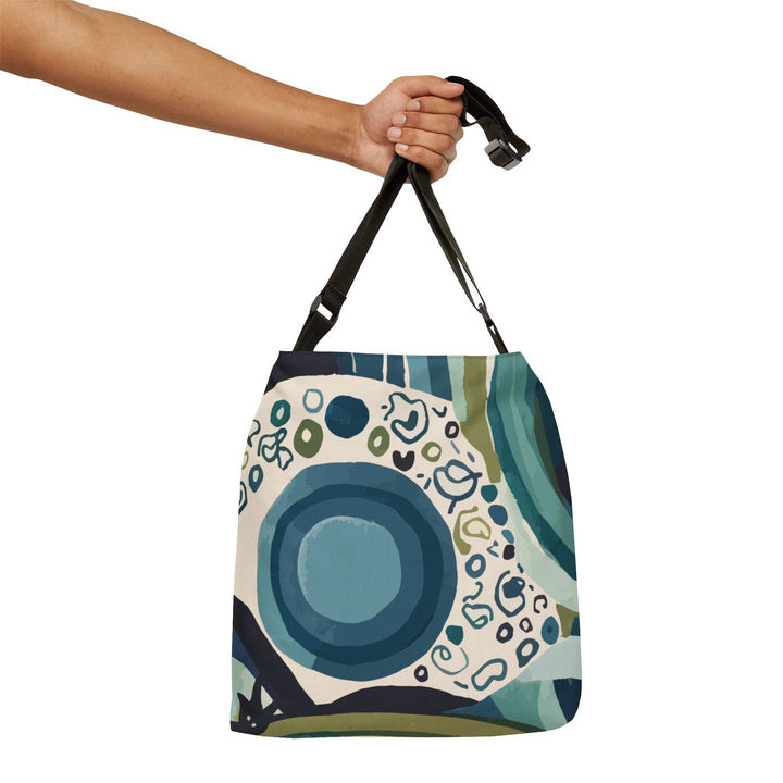 Adjustable Tote Bag  - Bold Waves