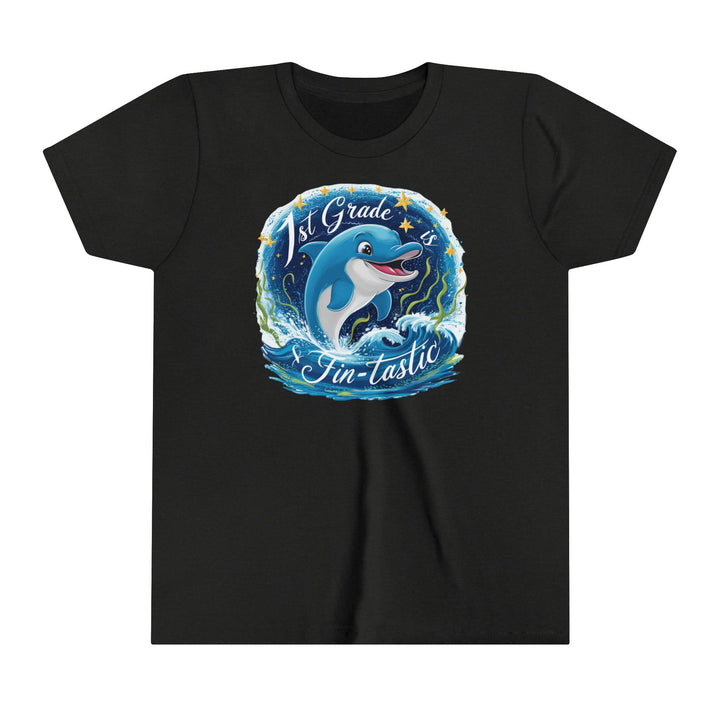 Youth Short Sleeve Tee - 1st Grade Fintastic