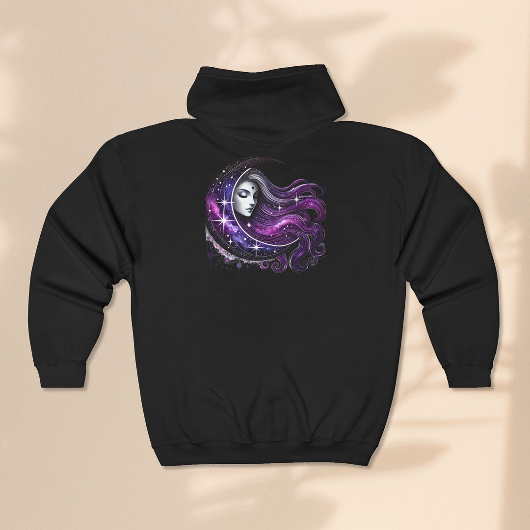 Moon Goddess - Unisex Heavy Blend™ Full Zip Hooded Sweatshirt