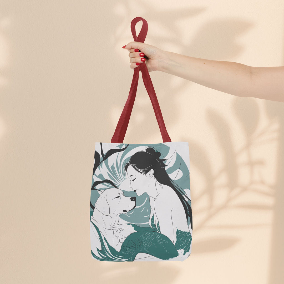 Tote Bag  - Japanese Mermaid with Dog