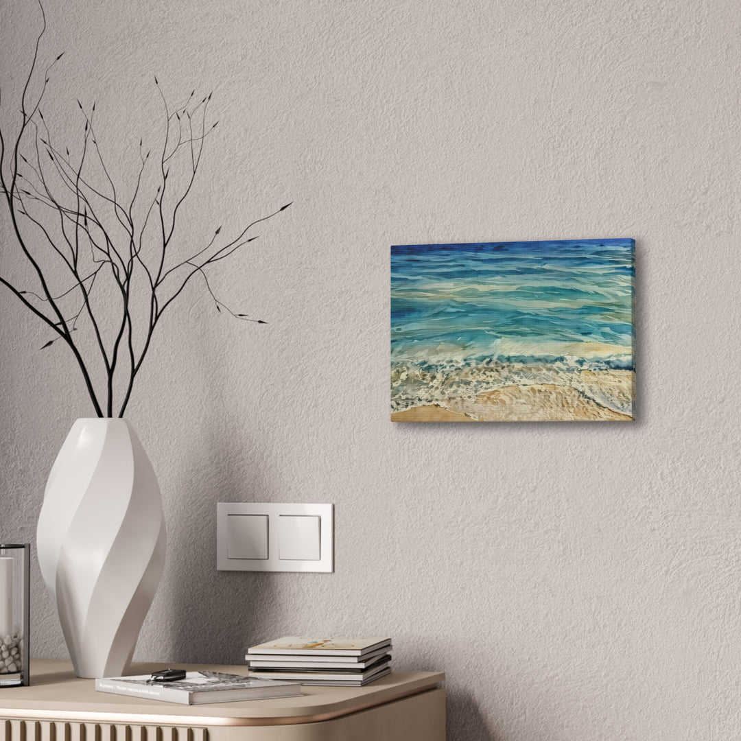 Stretched Beach Art Canvas Print