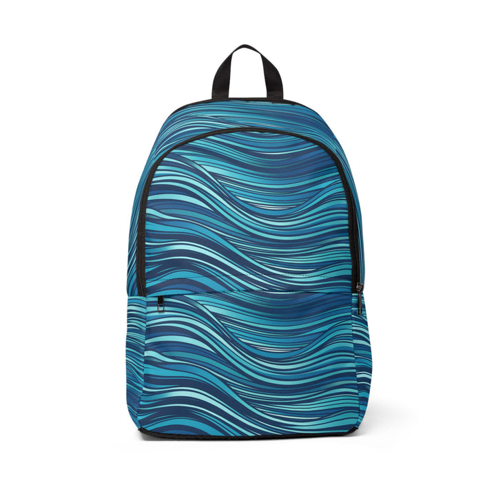 Unisex Fabric Backpack - Ocean Waves