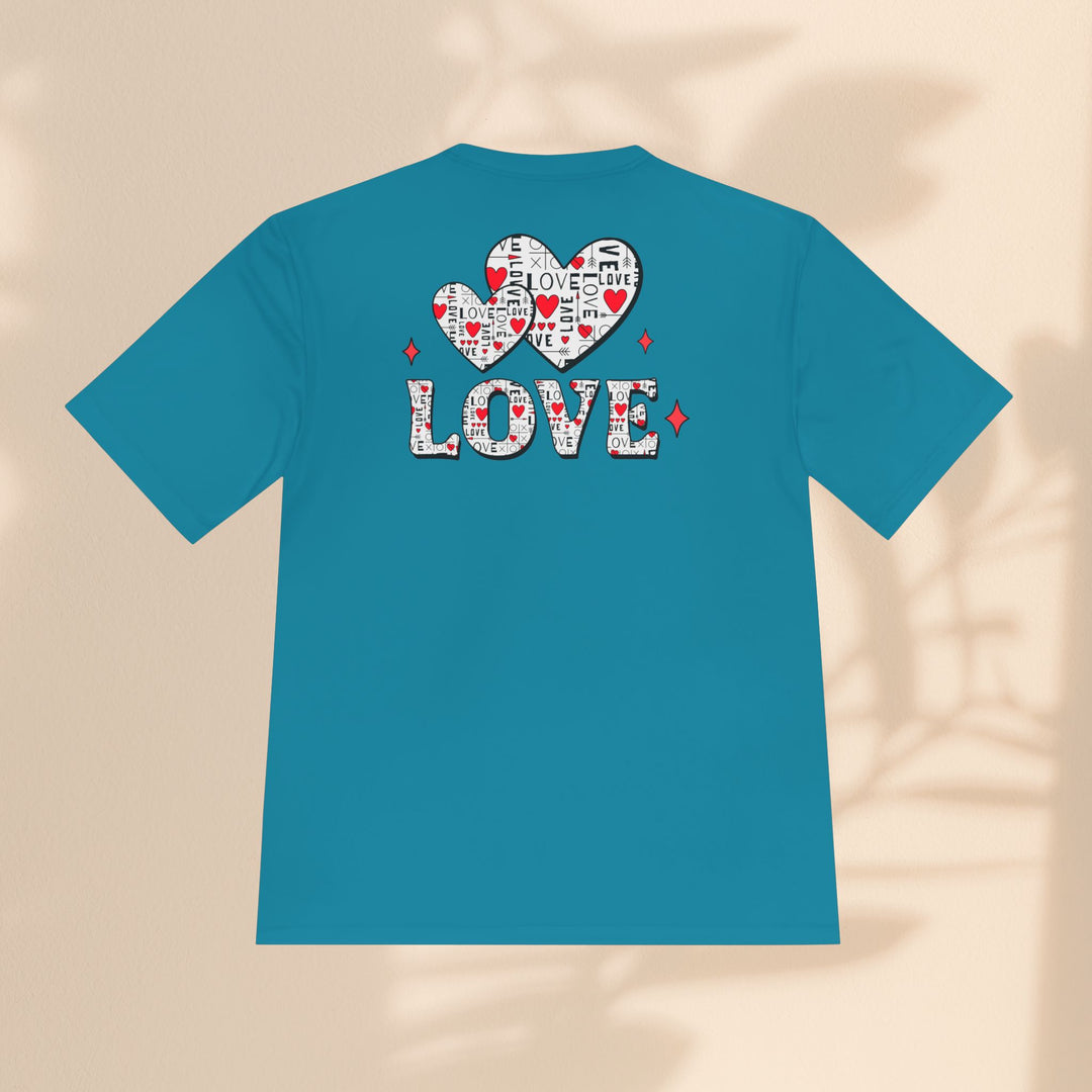 Unisex Moisture Wicking Tee - Love