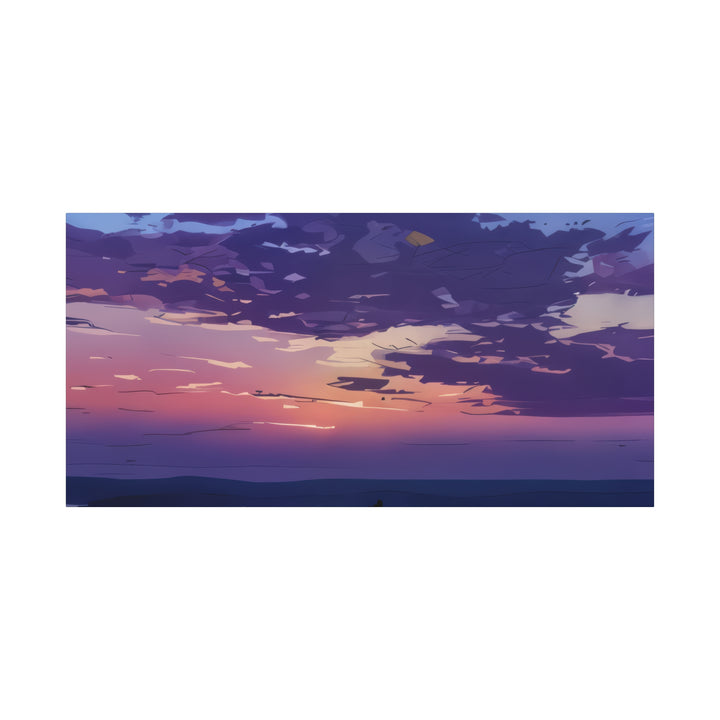 Elegant Sunset Canvas Print for Bedroom and Living Room