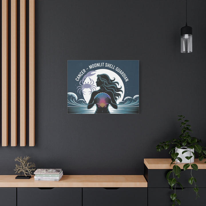Zodiac Cancer Matte Stretched Canvas Wall Art