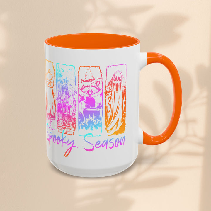 Spooky Season Accent Coffee Mug – Halloween Ceramic Cup (11oz, 15oz)