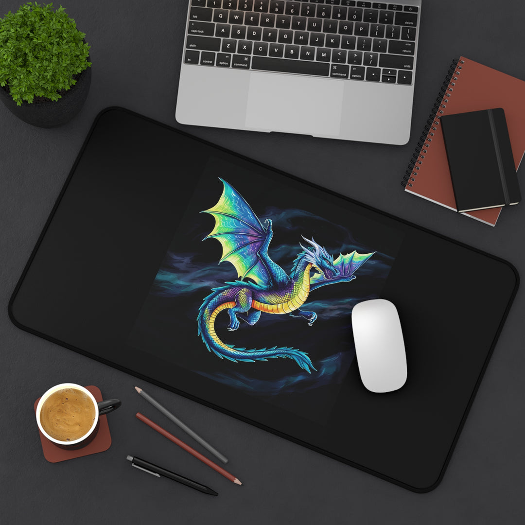 Desk Mat - Dragon on Black