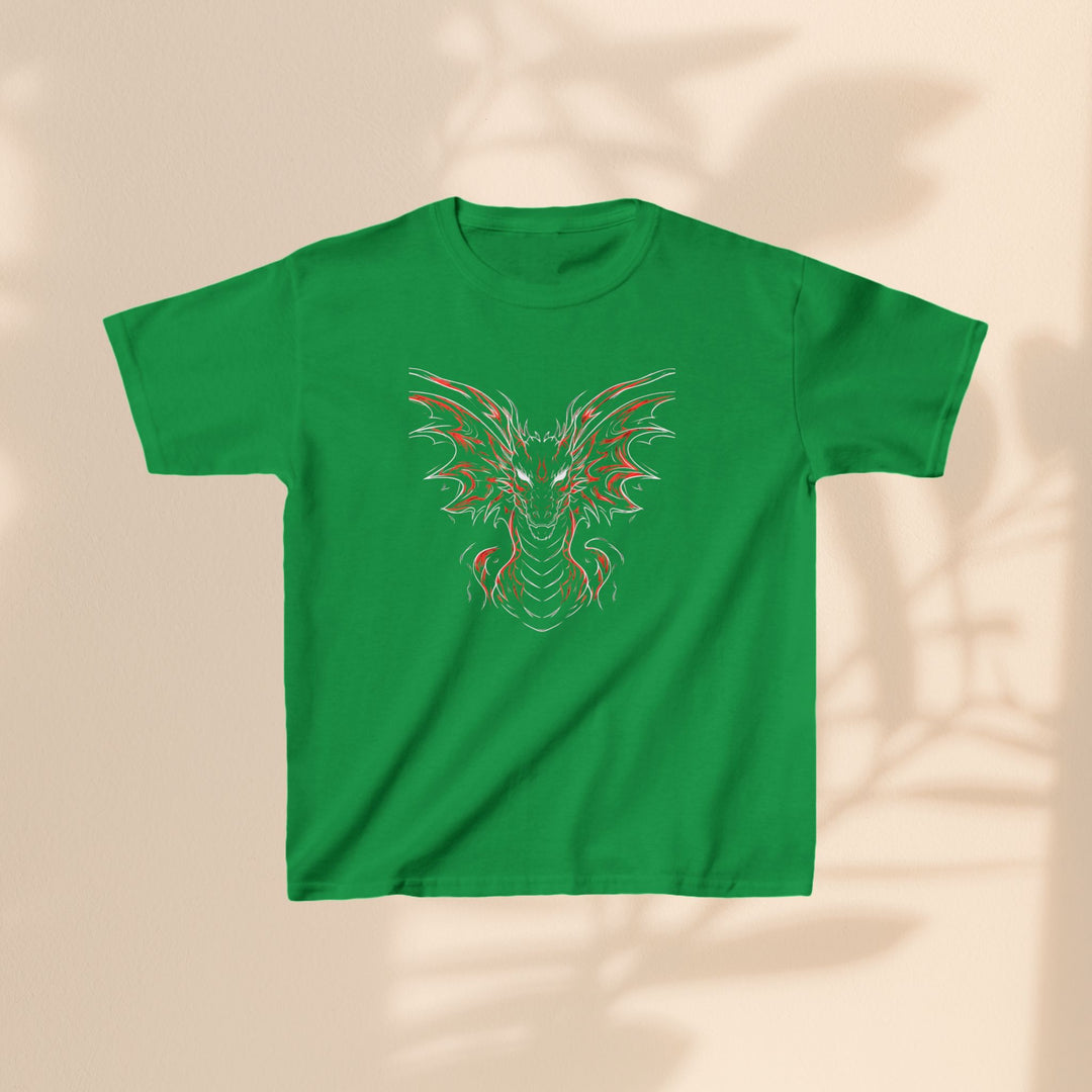 Kids Heavy Cotton™ Tee - Electric Dragon