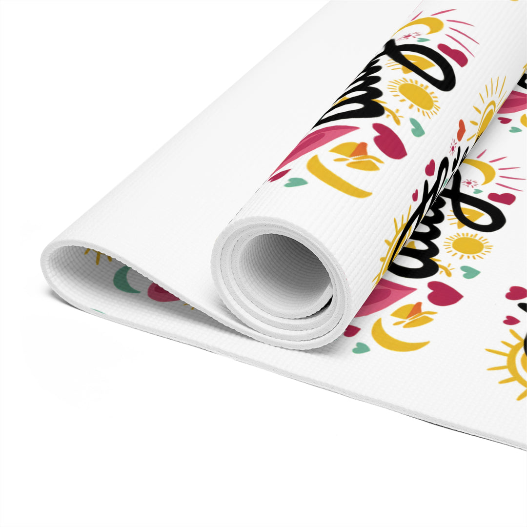 Yoga Mat - Happy Day Foam Mat for Relaxation and Wellness