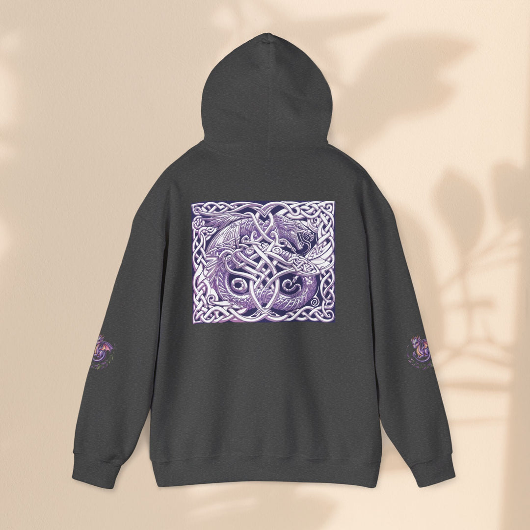 Celtic Dragon Hoodie, Gift for Fantasy Lovers