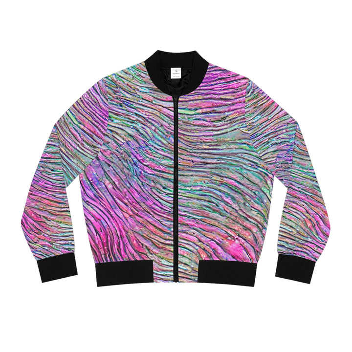 Women's Bomber Jacket - Make Mermaid Waves