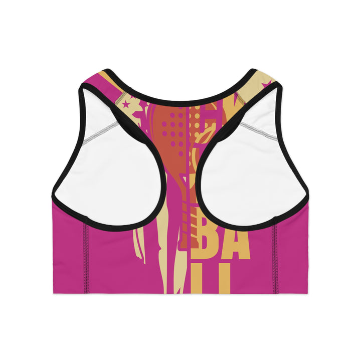 Sports Bra - Pickleball Pink Love