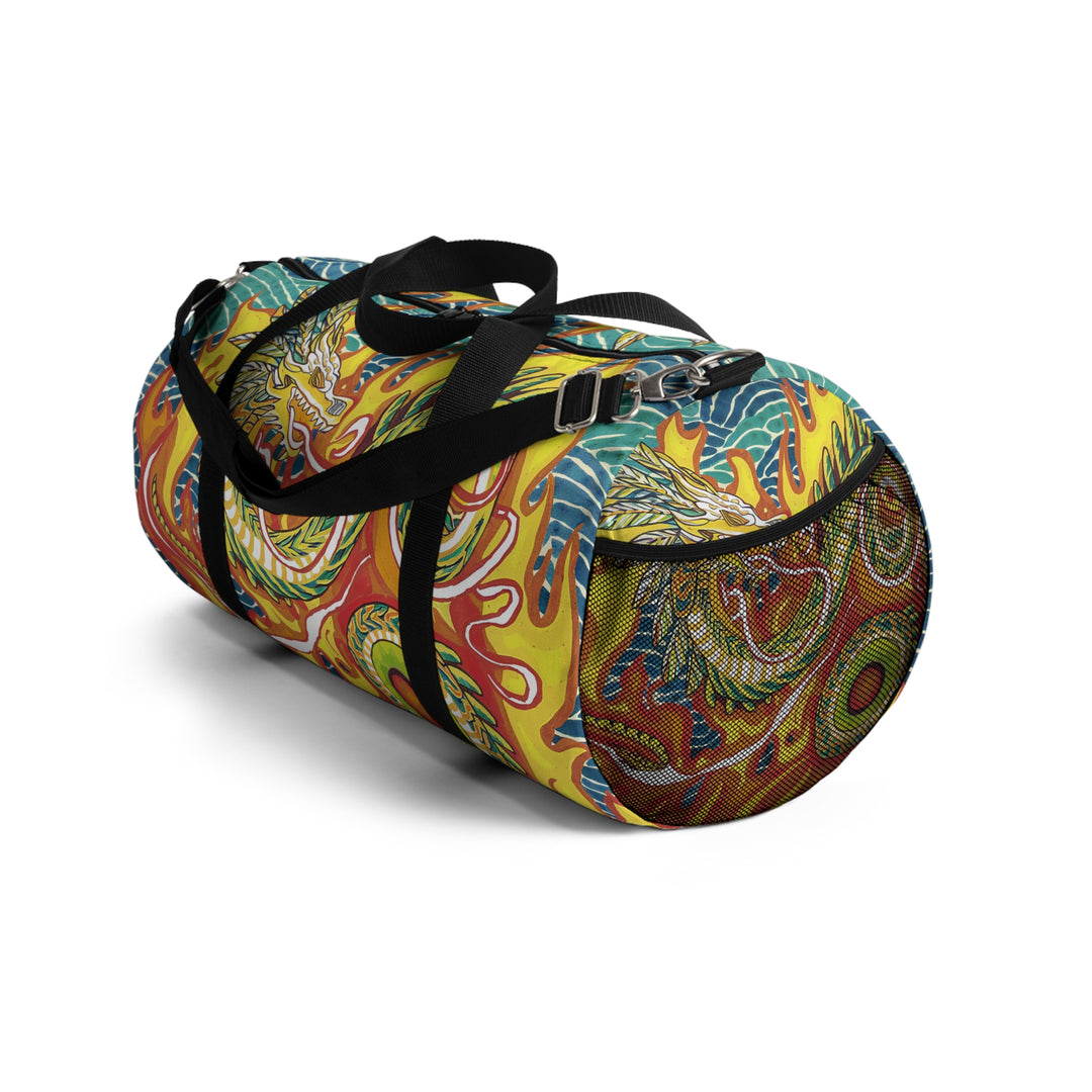 Dragon Swirl Duffel Bag – Fantasy Travel Gym Bag & Unique Weekender Gift