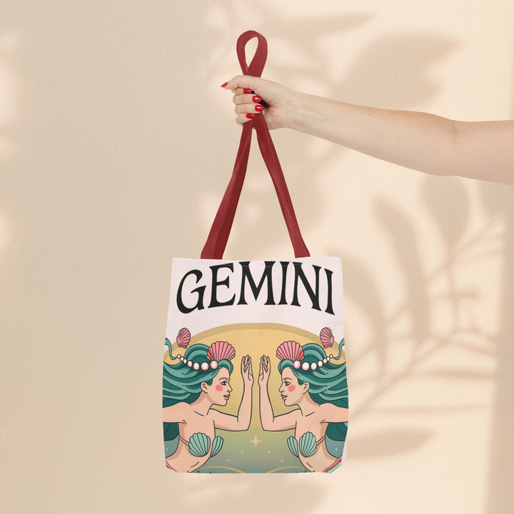 Gemini Zodiac Tote Bag, Astrological Bag, Personalized Gift, Astrology Lover, Horoscope Accessory, Birthday Present