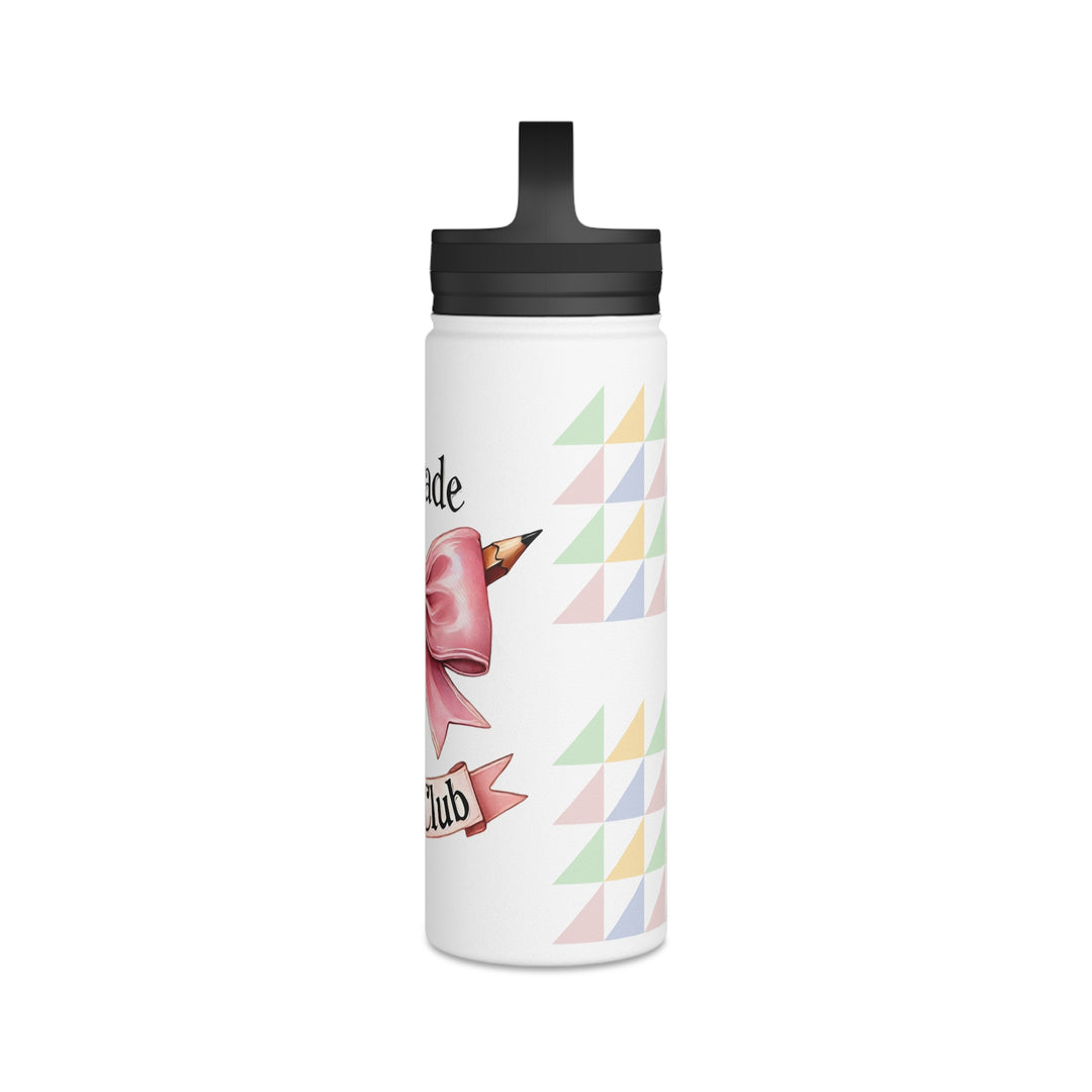 4th Grade Social Club Stylish Insulated Water Bottle, Cute Design for Kids, Back to School, Eco-Friendly Bottle, Gym and Sports Use
