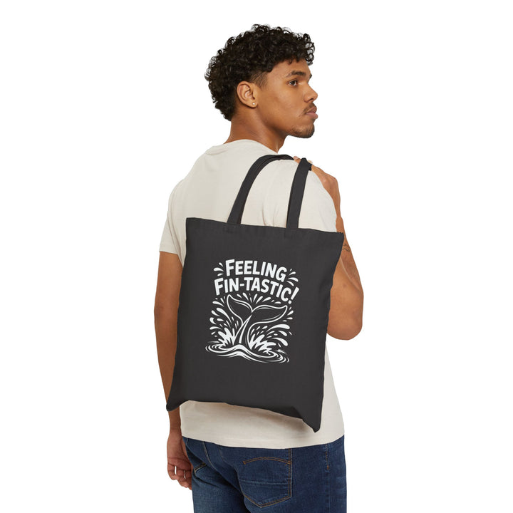 Feeling Fintastic Cotton Canvas Tote Bag