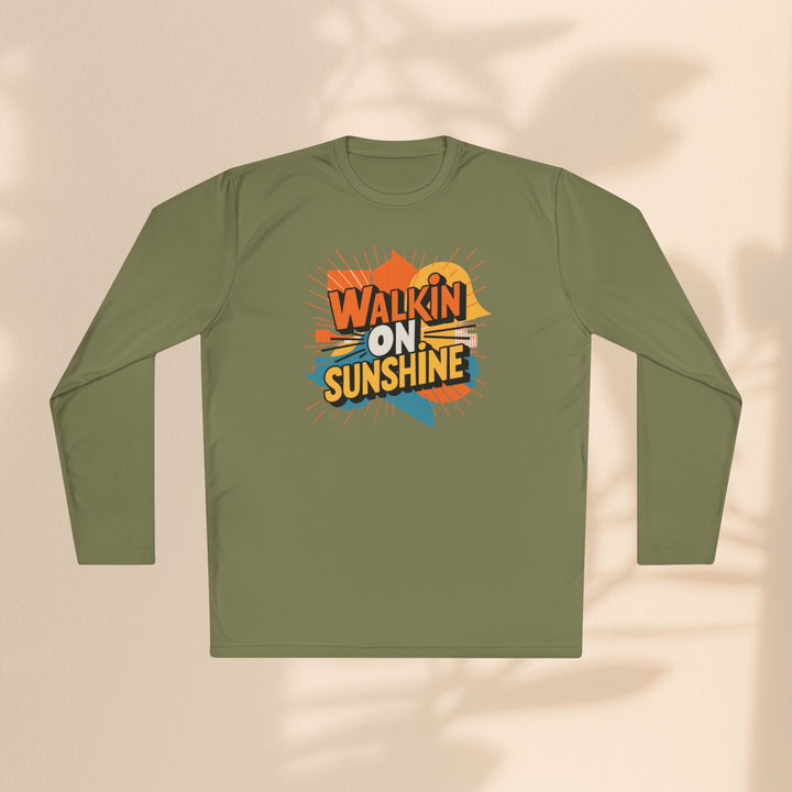 Unisex Lightweight Long Sleeve Tee - Walking On Sunshine