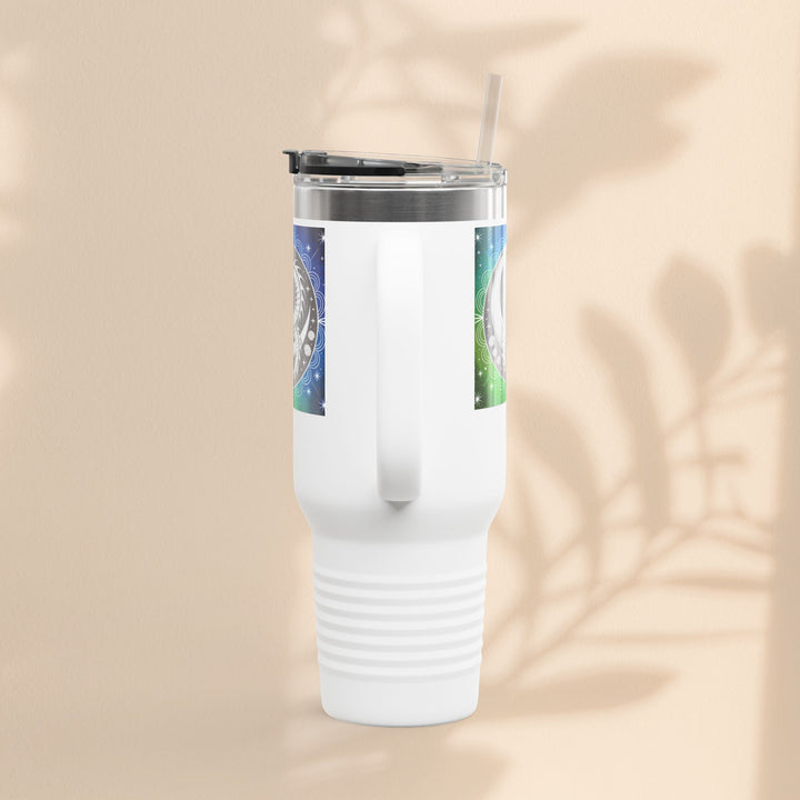 Galaxy Dragon Insulated Travel Mug - 40oz Eco-Friendly Water Bottle, Perfect for Camping, Road Trips, Gifts for Him/Her, Motivational Cup