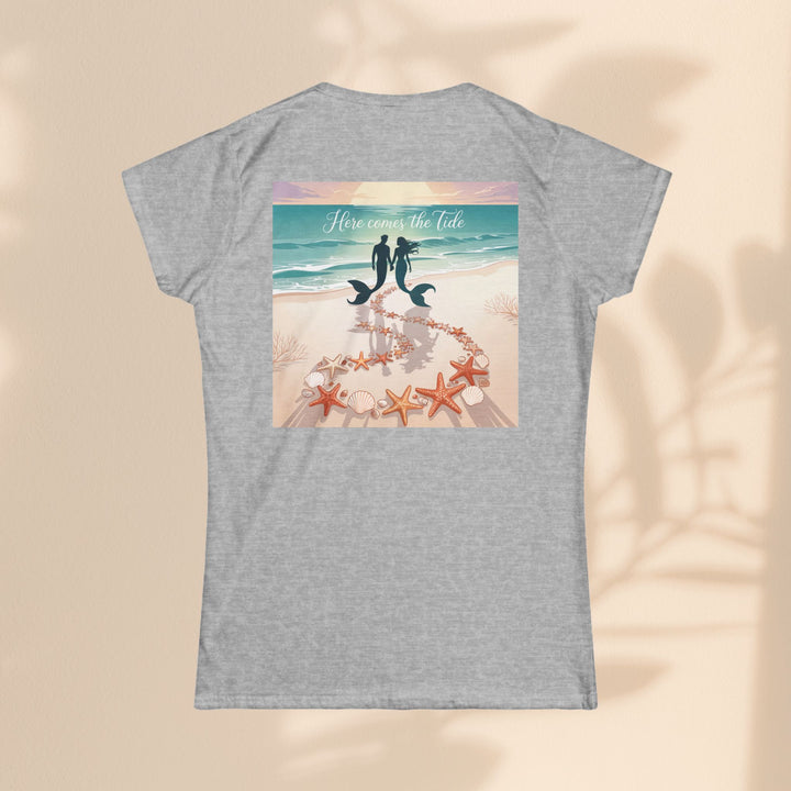 Here Comes The Tide Beach Vibes Tee, Summer Shirt, Cute Graphic Tee, Vacation Outfit, Coastal Life Apparel, Ocean Lover Gift