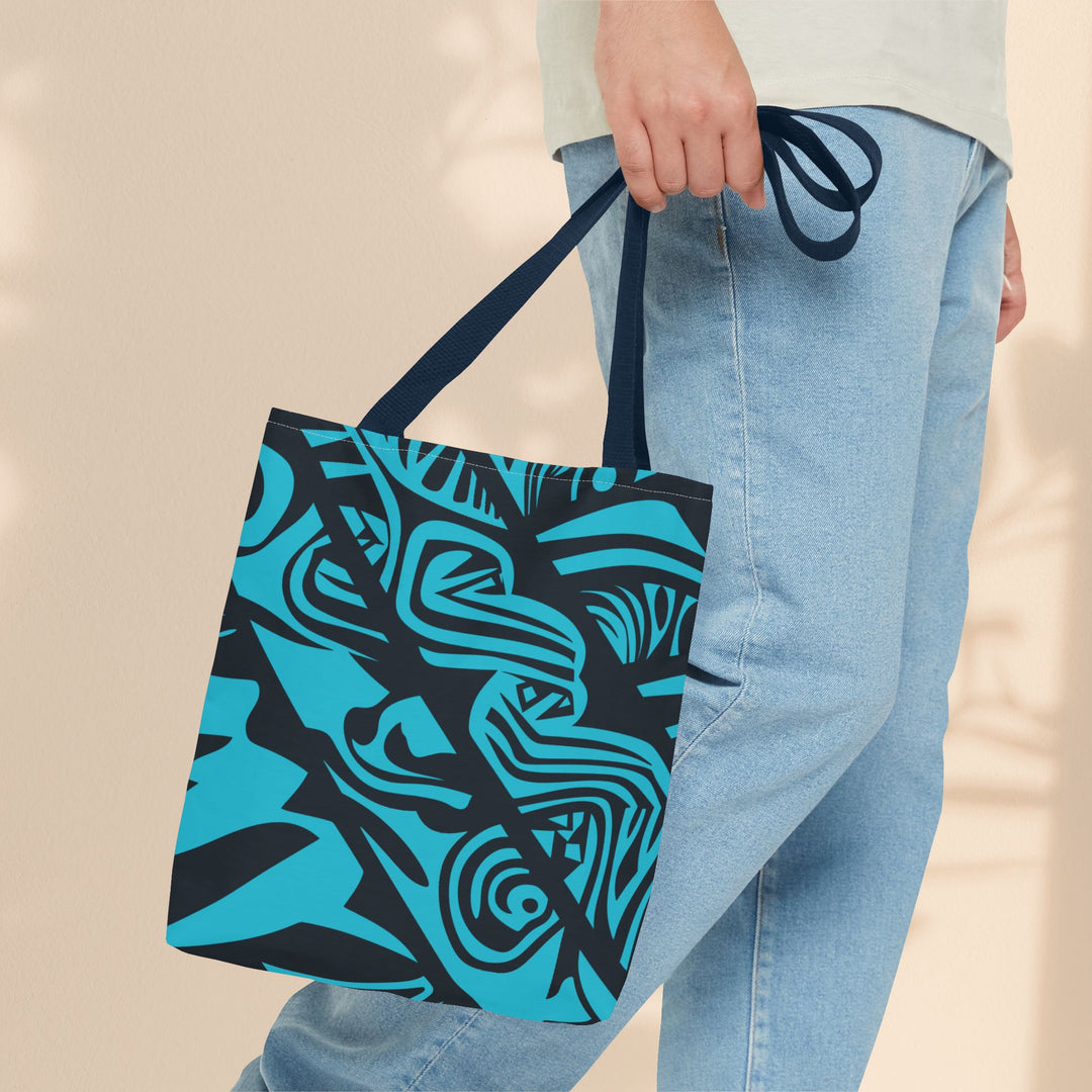 Tote Bag (AOP) - Blue Tribal