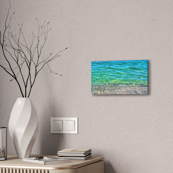Coastal Serenity Seascape Canvas Art Print