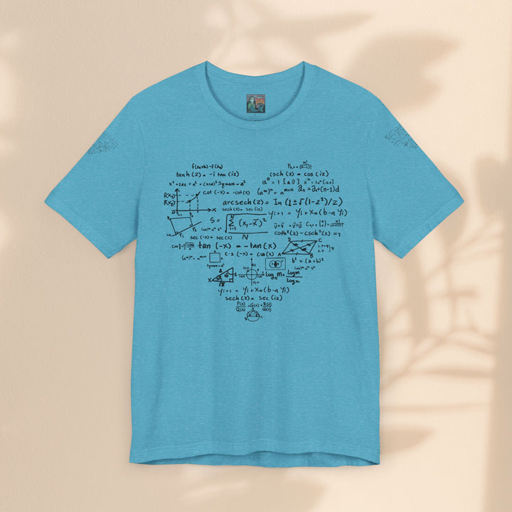 Unisex Jersey Short Sleeve Tee - Math Heart