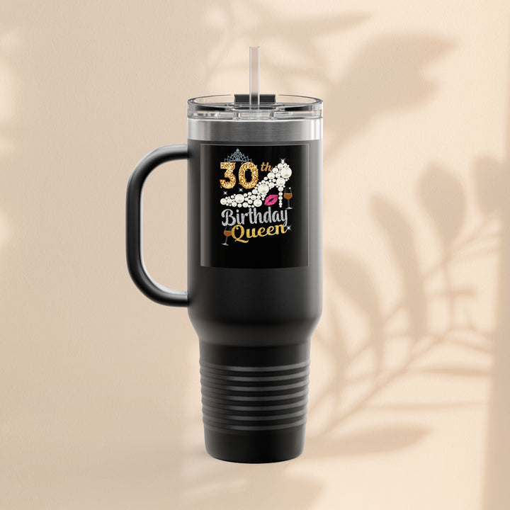 30th Birthday Queen Insulated Travel Mug | 40oz Tumbler for Celebrations, Gifts, and Parties | Stylish Drinkware for Her | Birthday [...]