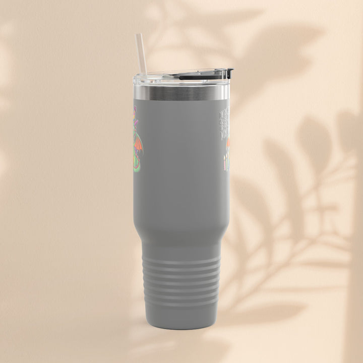 Dragon Insulated Travel Mug, 40oz, Dragon Birthday Tumbler