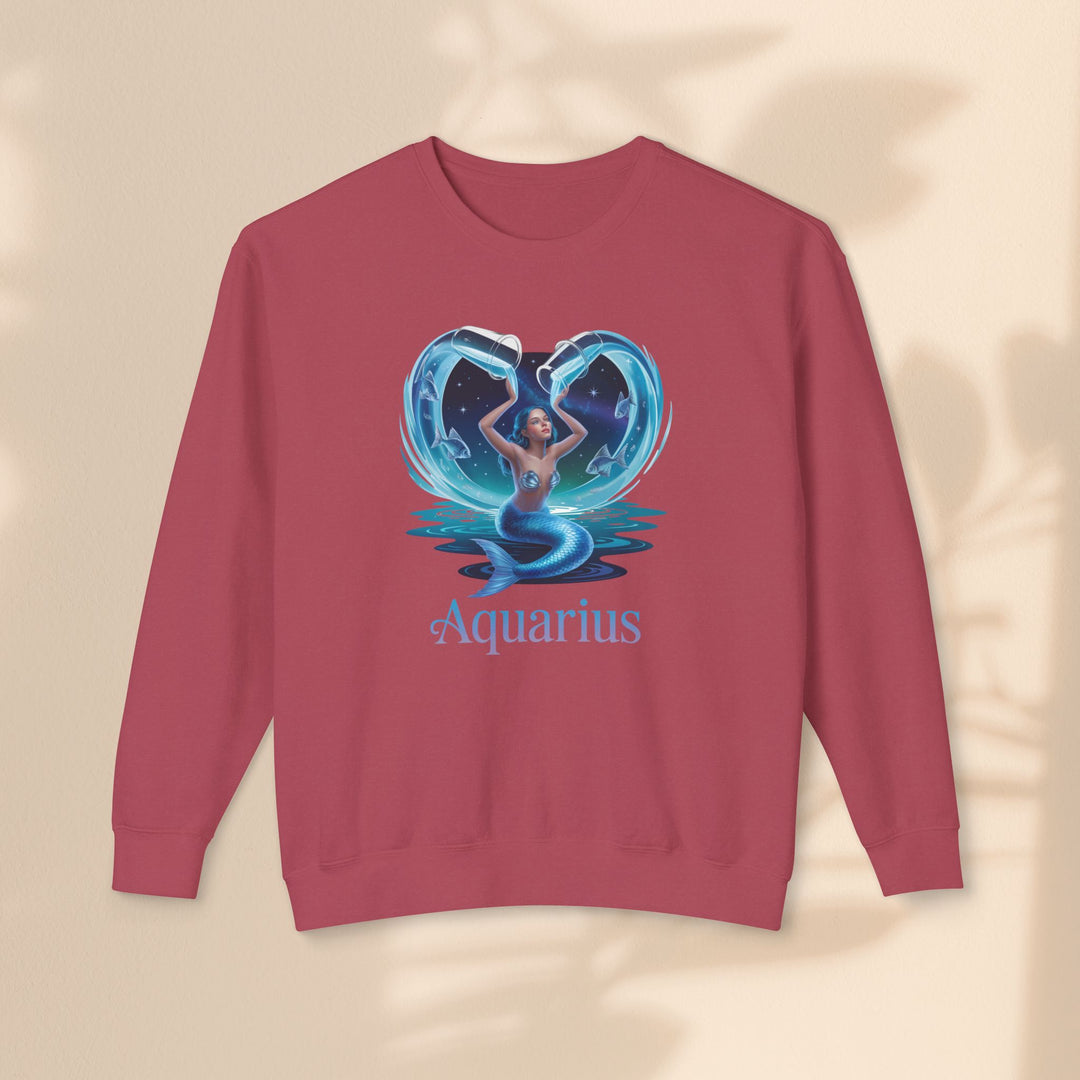Aquarius Unisex Crewneck Sweatshirt, Zodiac Gifts, Astrology Apparel, Horoscope Sweatshirt, Birthday Gifts
