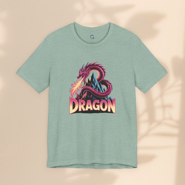 Dragon Graphic Tee, Unisex T-Shirt, Fantasy Shirt, Gift for Gamers, Dragon Lovers Shirt, Casual Wear, Unique Apparel