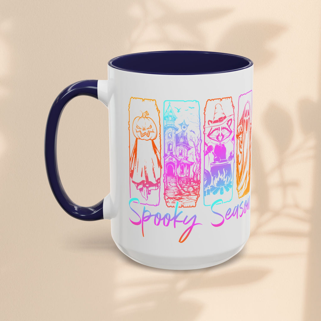 Spooky Season Accent Coffee Mug – Halloween Ceramic Cup (11oz, 15oz)