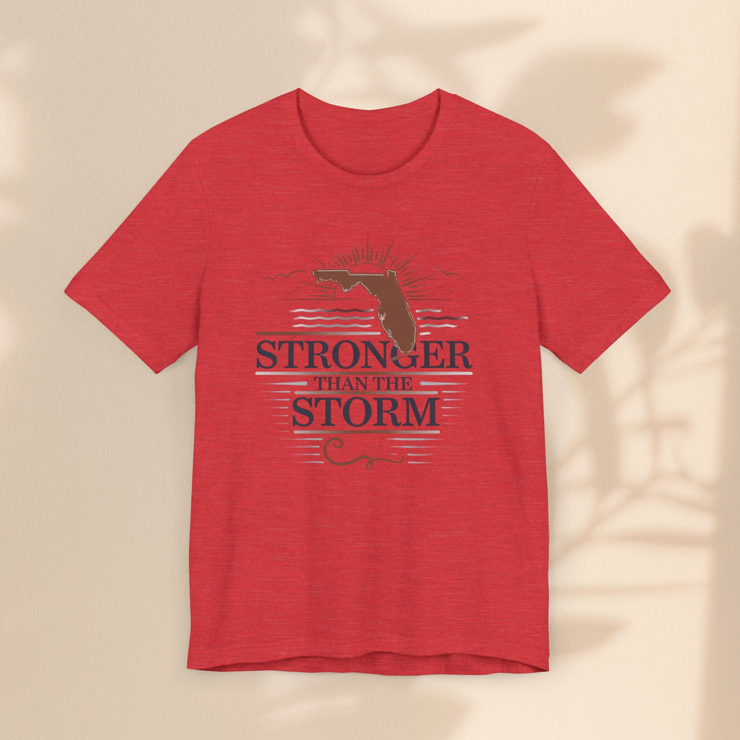 Unisex Jersey Short Sleeve Tee - Stronger Than The Storm