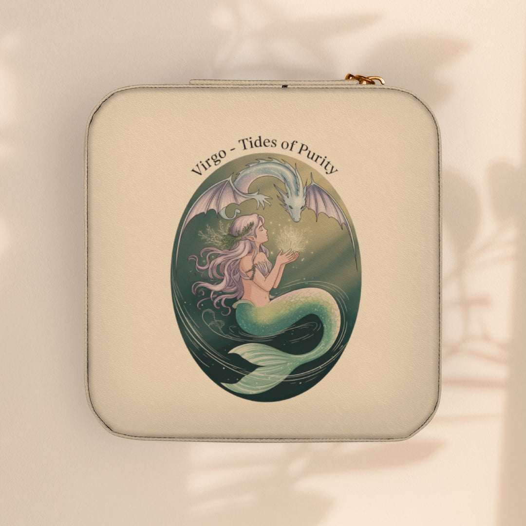 Virgo Jewelry Travel Case — Compact Zodiac Organizer