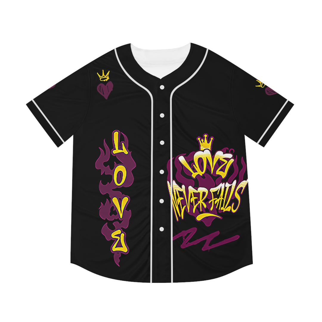 Men's Baseball Jersey (AOP) - Love Never Fails