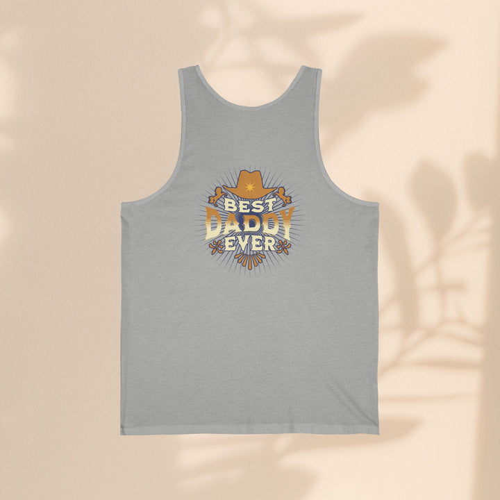 Best Daddy Ever Unisex Jersey Tank - Ideal Father's Day Gift